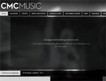 Tablet Screenshot of cmcmusic.se